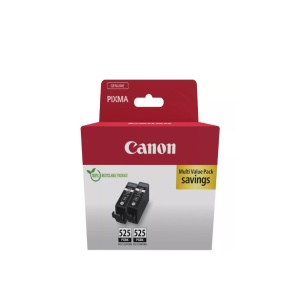 CANON pachet cerneala PGI-525 2 PACK, capacitate: 323 pagini/19ml, Compatibil cu: PIXMA iP4850, PIXMA MG5150, PIXMA MG5250, PIXMA MG6150, PIXMA MG8150, PIXMA MX715, PIXMA MX885, PIXMA MX895