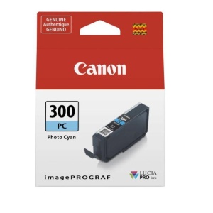Cartus cerneala Canon PFI300PC, Photo Cyan, capacitate 14.4ml, pentru Canon imagePROGRAF PRO-300.