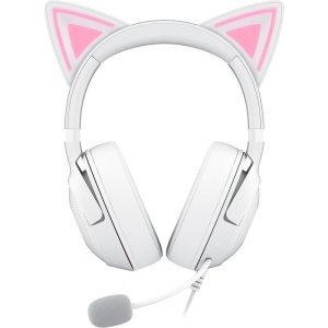 Casti Razer Kraken Kitty V2 USB-A, snesibilitate 92.5 dB SPL / mW @ 1kHz si sensibilitate microfon 42 dBV / Pa, alb - Img 5