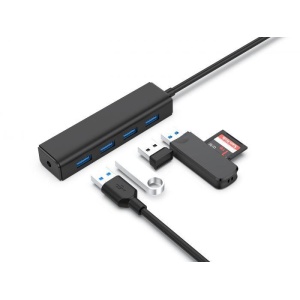 CONCEPTRONIC C4PUSB3 4-Port USB 3.0 Hub with Power Jack, 23.5 x 101 x 26 mm - Img 4
