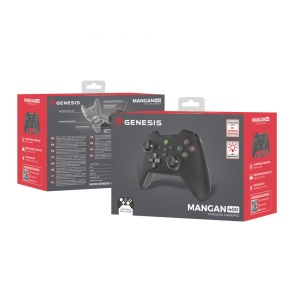 Controller wireless Genesis Mangan 400, tip Analog/Digital, interfata USB, bluetooth, numar butoane 19, lungime cablu 200 cm, acumulator 000 mAh, compatibilitate Android, iOS, MAC, Windows 10,11,7,8, negru - Img 5