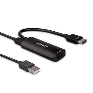 Convertor HDMI 8K60 la Port Display 1.4, latime de banda suportata 48Gbps, rezolutie maxima suportata intrare 840x2160@120Hz 4:4:4 8Bit 7680x4320@60Hz 4:2:0 8Bit, rezolutie maxima suportata iesire, 3840x2160@ 120Hz 4:4:4 8Bit 7680x4320@60Hz 4:2:0 8Bit, - Img 4