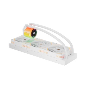 Cooler Procesor 1stPlayer CC-360-wh, display, aRGB, compatibil AMD/Intel, alb - Img 4