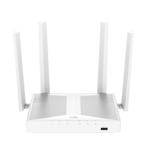 CUDY AC1200 Gigabit Wi-Fi Mesh Router with USB, Chipset MediaTek, 5 × 10/100/1000Mbps RJ45 Ports, 4 x 5dBi fixed antennas, 1 USB 3.0, WiFi router/AP/ Repeater/WISP Mode, 802.11ac/a/b/g/n, 867Mbps at 5GHz + 300Mbps at 2.4GHz,