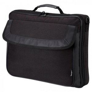 Geanta laptop Targus, TAR300, pentru laptopuri de pana la 15.6", material poliester, negru