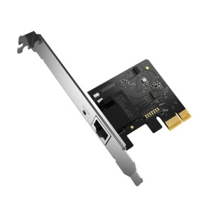 Gigabit PCIe Network Adapter SPEED: 1 Gbps SPEC: 1×RJ45, Full-Height Bracket/Low-Profile Bracket FEATURE: Multi-Speed Compatibility, Wake on LAN, Flow Control