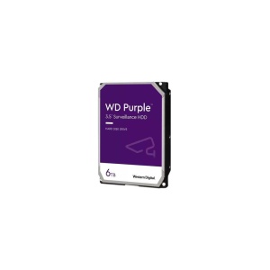 HDD Surveillance WD, 3.5", 6TB, PURPLE, SATA3, IntelliPower (5400rpm), 256MB