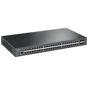 "JetStream™ 48-Port Gigabit L2+ Managed Switch with 4 10GE SFP+ Slots PORT: 48× Gigabit RJ45 Ports, 4× 10G SFP+ Slots, RJ45/Micro-USB Console Port SPEC: 1U 19-inch Rack-mountable Steel Case FEATURE: Integration with JetStream™ SDN Controller, Static - Img 2