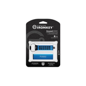 Kingston Ironkey Keypad 200C, 8GB, Blue - Img 2