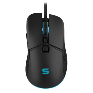 Kit Gaming Serioux Kayel 4 in 1, Tastatura de gaming, 104 taste, 19 taste Anti-ghosting , design slim, iluminare rainbow, structura metalica gri, taste negre + design cu palm rest, cablu USB 1.5M PVC, plug and play; Mouse gaming, senzor Sunplus 199, - Img 6