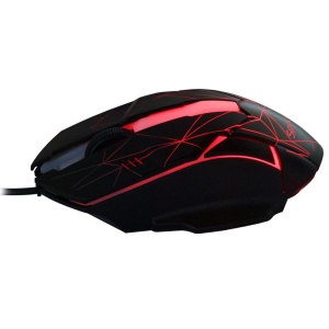 KIT Gaming Tastatura si Mouse Spacer SP-GK-01 cu fir, USB, tastatura RGB rainbow + mouse optic 7 culori, black - Img 3