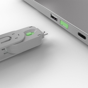 Lindy USB A Port Blocker (fara cheie) Green Description USB Type A Dimensions (approx.) WxDxH - 18x75.16x12mm (0.71x2.96x0.47in) Housing Material - ABS Net Weight - 0.008kg (0.02lb) Colour Code - Green Packaging Type - Polybag Packaging Dimensions - - Img 4