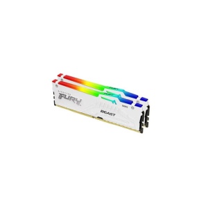 Memorie RAM Kingston DDR5 64GB 5600Mhz CL36 1.35V Dual Channel Kit Fury Beast White RGB EXPO - Img 2
