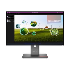 Monitor Lenovo ThinkVision P27Q-40; 27"IPS, QHD (2560x1440), 16:9, Brightness: 350 cd/m², Contrast ratio: 1500:1, Response time: 4ms GtG (Extreme mode) / 6ms GtG (Typical mode), Dot / Pixel Per Inch: 109 dpi, Color Gamut: 99% sRGB, 99% BT.709, 98%