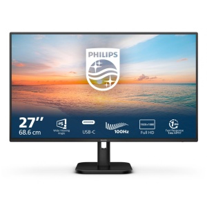 Monitor Philips 27" 27E1N1300A/00, Diagonal (inch): 27, Diagonal (cm): 69, Aspect ratio: 16:9, Panel: IPS, Resolution: 1920x1080, Refresh Rate: 100Hz, Response time GtG: 4ms, Response time MPRT: 1ms, Brightness (max): 250 cd/㎡, Contrast (static) : - Img 1