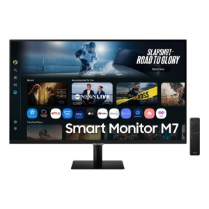Monitor Samsung 32" LS32FM700UUXDU, Diagonal (inch): 32, Diagonal (cm): 81, Aspect ratio: 16:9, Panel: VA, Resolution: 3840x2160, Refresh Rate: 60Hz, Response time GtG: 4ms, Brightness (max): 300 cd/m², Contrast (static) : 3000:1, Viewing angle: 178/178,