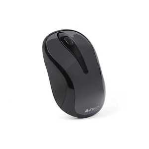 Mouse A4tech, wireless, 1000 dpi, butoane/scroll 3/1, gri - Img 2