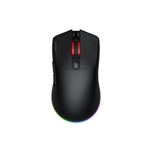 Mouse gaming wireless Hator Pulsar 3, polling rate pana la 1000Hz, senzor Optical PixArt PMW 3311, rezolutie maxima 12000 DPI, switch HATOR® Optical 100M, iluminare RGB 16.8M culori, side switch Kailh 3M, durata de viata baterie in wireless mode pana la
