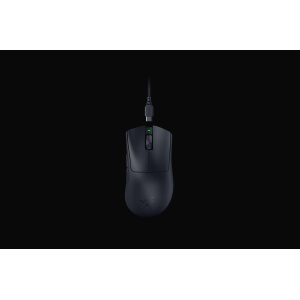 Mouse Razer DeathAdder V3 Pro optic, numar butoane progamabile 5, rezolutie 30000 DPI, negru, include Dongle wireless HyperPolling