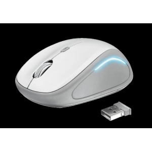 Mouse Trust Yvi FX, Wireless, alb