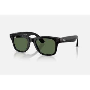 ORW4012 META WAYFARER High Bridge Fit - Shiny Black - G-15 Green