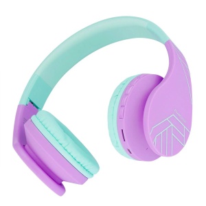PowerLocus Casti pentru copii, Wireless, P1 Teal Purple