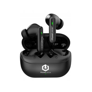PowerLocus Casti True Wireless Bluetooth Fit ANC Black