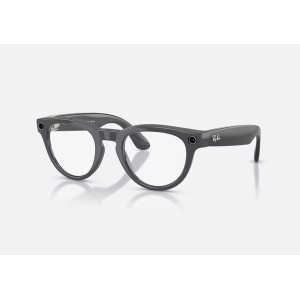 Ray-Ban Meta Headliner Gen 2 AI Glasses Shiny Asteroid Grey/Clear/Emerald Transitions RW4013 6702CE 50