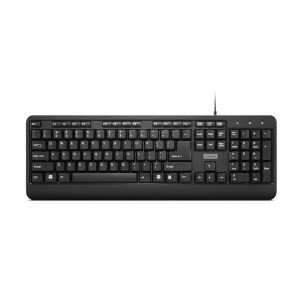 Tastatura Lenovo 160 Wired, Interfata tastatura: USB, Numar taste: 104, Lungime cablu: 1.5m, Culoare: Negru, Tehnoligie: Cu fir, Dimensiuni (mm): 447 x 25 x 152, Greutate: 524g, Garantie: 1 an