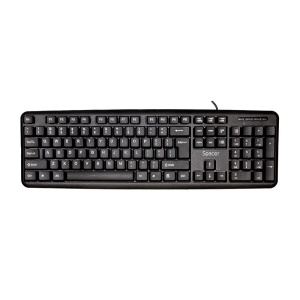 Tastatura Spacer SPKB-S62 cu fir, USB, 104 taste, anti-spill, negru - Img 2