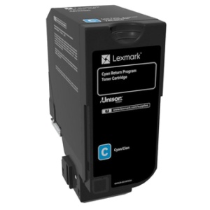 Toner Lexmark 74C20C0 cyan, 3k pagini ,compatibil cu CX725de,CX725dhe, CX725dthe, CS725de, CS720de, CS720dte, CS725dte.