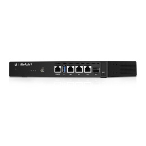 Ubiquiti EdgeRouter ER-4; 4x Gigabit LAN, 1x SFP Gigabit, 1x USB, 3.4 million pps, 1 GHz CPU