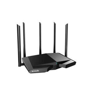 Wireless Router Tenda, RX27PRO; AXE5700, TRI-Band Gigabit Wi-Fi 6 Router, Standarde si protcoale: IEEE802.3, IEEE802.3u,IEEE802.3ab, interfata: 1*10/100/1000Mbps WAN port, 3*10/100/1000Mbps LAN ports, 5 x Antene externe, Dimensiuni: 261*168*60mm, Viteza - Img 1