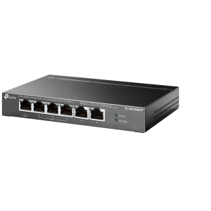 "6-Port Gigabit Desktop Switch with 3-Port PoE+ and 1-Port PoE++ PORT: 1× Gigabit PoE++ Port, 3× Gigabit PoE+ Ports, 2x Gigabit Non-PoE Ports SPEC: 802.3af/at/bt type3, 64 W PoE Power, Desktop Steel Case FEATURE: Extend Mode for 250m PoE Transmitting - Img 3