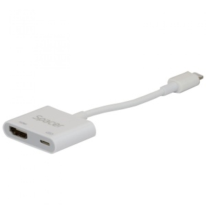 Adaptor Spacer Light. la HDMI + DP, FULL HD alb