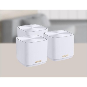 Asus dual-band large home Mesh ZENwifi system, XD5 3 pack; white , AX3000 2402 Mbps+ 574 Mbps, standarde retea: IEEE 802.11a, IEEE 802.11b, IEEE 802.11g, WiFi 4 (802.11n), WiFi 5 (802.11ac) WiFi 6 (802.11ax), IPv4, IPv6 , frecvente: 2.4 G Hz / 5 GHz,
