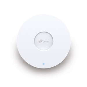"AX3000 Ceiling Mount Dual-Band Wi-Fi 6 Access Point PORT:1× Gigabit RJ45 Port SPEED:574Mbps at 2.4 GHz + 2402 Mbps at 5 GHz FEATURE: 802.3at POE and 12V DC (Power Adapter is not included), 2×Internal Antennas, 160MHz Supported, MU-MIMO, Seamless