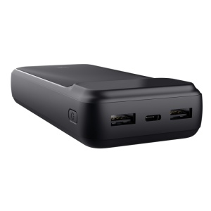 Baterie externa Trust Avala, capacitate 20.000mAh, 3 porturi, timp reincarcare 6 ore, negru