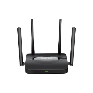 BE3600 Dual-Band Wi-Fi 7 Router SPEED: 688 Mbps at 2.4 GHz + 2880 Mbps at 5 GHz SPEC: 4× External Antennas, 3× Gigabit LAN Ports, 1× Gigabit WAN Port, MLO, 4096-QAM, OFDMA, HE160 FEATURE: MERCUSYS App, Router/Access Point Mode, WPS Button, Reset Button,
