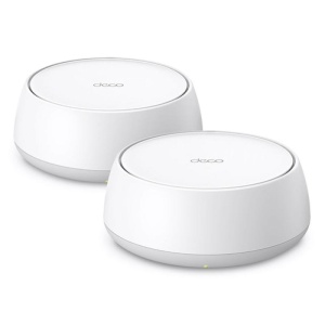 BE3600 Outdoor/Indoor Mesh Wi-Fi 7 Unit SPEED: 688 Mbps at 2.4 GHz + 2882 Mbps at 5 GHz SPEC: Internal Antennas, 2× 2.5 Gigabit Ports (WAN/LAN auto-sensing), IP65, PoE and AC Power Supply FEATURE: Deco App, Router/AP Mode, IPv6, IPTV, HomeShield