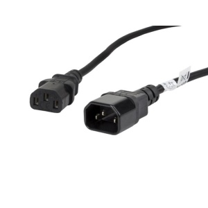 Cablu IEC 320 C13 C14 1,8 m VDE negru