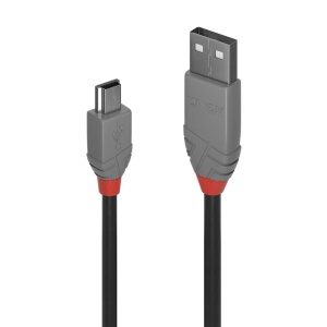 Cablu Lindy 5m USB 2.0 Type A to Mini-B - Img 1