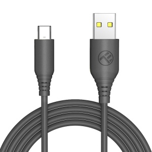 Cablu silicon Tellur USB to Type-C, 3A, 1m, negru