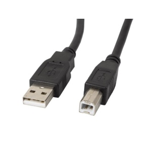 Cablu USB-A(M) USB-B(M) 2.0 1 m negru cu ferită