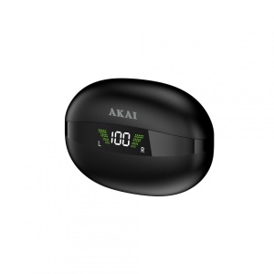 Casti Akai BTE-J350 wireless, bluetooth 5.3, putere intrare incarcare 5V 250mA, răspuns în frecvență: 20Hz ~ 20KHz, negru - Img 2