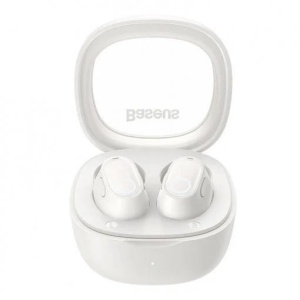 Casti Baseus Bowie WM02 TWS, wireless, bluetooth 5.3, microfon pe casca, crem - Img 2