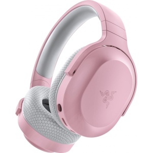 Casti cu microfon Razer Barracuda X - Quartz (2022) wireless, Wireless Multi-platform Gaming and Mobile Headset, USB-C, 20 Hz – 20 kHz, 32ohm, 96db, driver 40mm, roz - Img 3