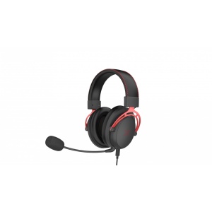 Căști de gaming Serioux Nimbus, cu mufă de 3,5 mm + USB 7.1, tip difuzor ∅53 mm, sensibilitate difuzor: 120 ± 3 dB, răspuns în frecvență: 20Hz-20KHz, Microfon: omnidirecțional, Sensibilitate microfon: -38 ± 3 dB, Impedanța microfonului: ≤ 2.2KΩ (maxim),