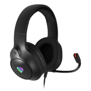 Casti gaming cu fir Genesis Neon 213, microfon, iluminare RGB, impendanta 32 Ohm, frecventa raspuns 20 - 20.000 Hz, lungime cablu 220cm, frecventa raspuns microfon 100 - 16000 Hz, sensibilitate -42dB, conectivitate 3x Jack 3.5 mm, USB-A 2.0, negru