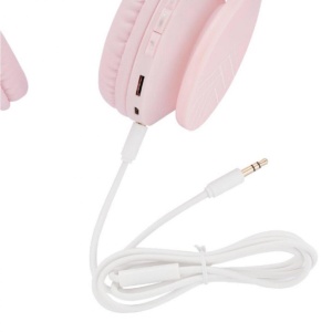 Casti pentru copii wireless PowerLocus P1 roz - Img 2